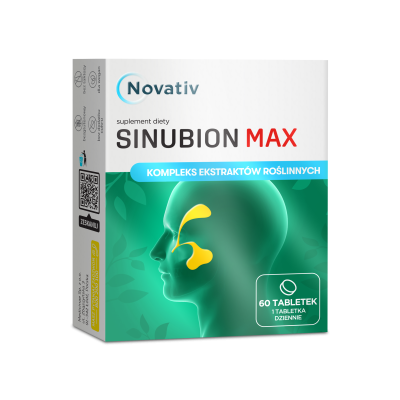 Novativ Sinubion Max, tabletki powlekane, 60 sztuk