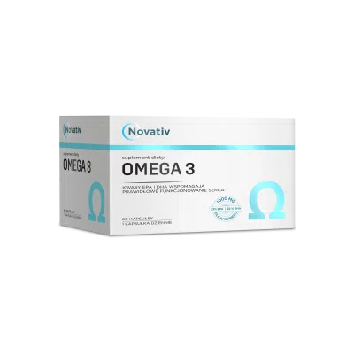 Novativ Omega-3, kaps., 60 szt