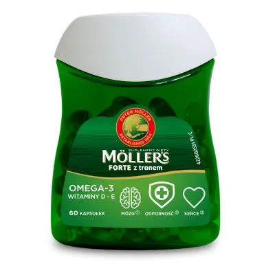 Mollers Forte z tranem, kapsułki, 60 szt.