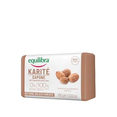 Equilibra, mydło z masłem Shea, 100 g