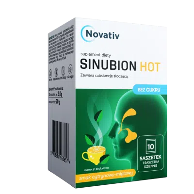 Novativ Sinubion Hot, proszek, 10 saszetek