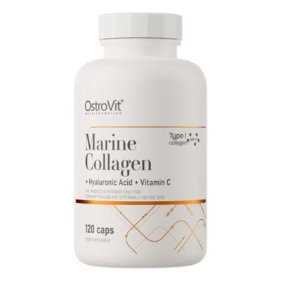 OstroVit Marine Collagen+Hyaluronic Acid+Witamin C, kapsułki, 120szt.