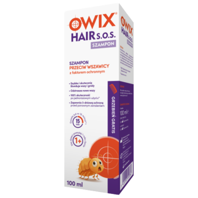 Owix Hair S.O.S, szamp., p/wszawicy, 100 ml
