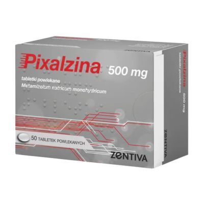 Pixalzina, 500 mg, tabl.powl., 12 szt