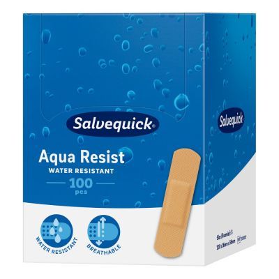 Salvequick, plastry małe, wodoodporne, 100 szt.