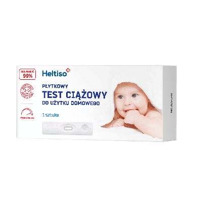 HELTISO, płytkowy test ciążowy do użytku domowego, 1 szt.