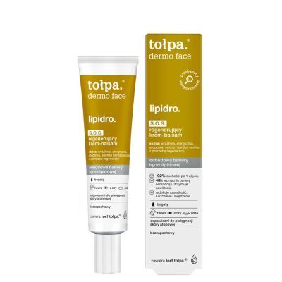 Tołpa Dermo Face Lipidro S.O.S., regenerujący krem-balsam, 40 ml