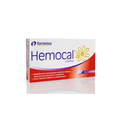Hemocal, czopki, 10 szt