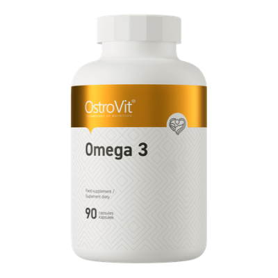 OstroVit, Omega 3, kapsułki miękkie, 90 szt.