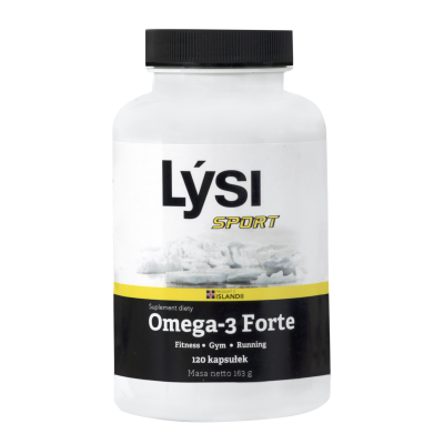 L&yacute;si Sport Omega 3 Forte 1000 mg, kapsułki, 120 szt.
